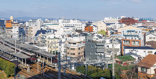 大阪梅田から電車で14分アクセス抜群の都市型大学